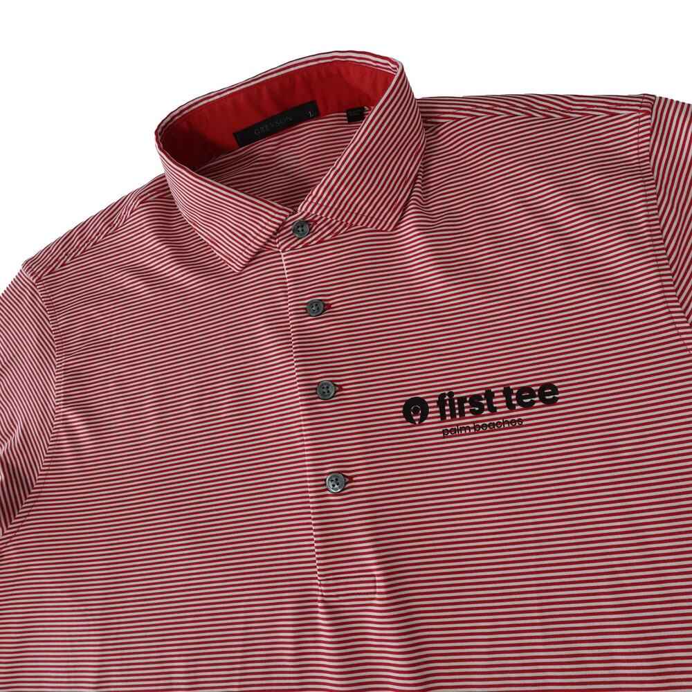 Greyson First Tee Palm Beaches Performance Golf Polo Shirt Men's Large